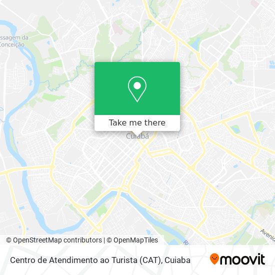 Centro de Atendimento ao Turista (CAT) map