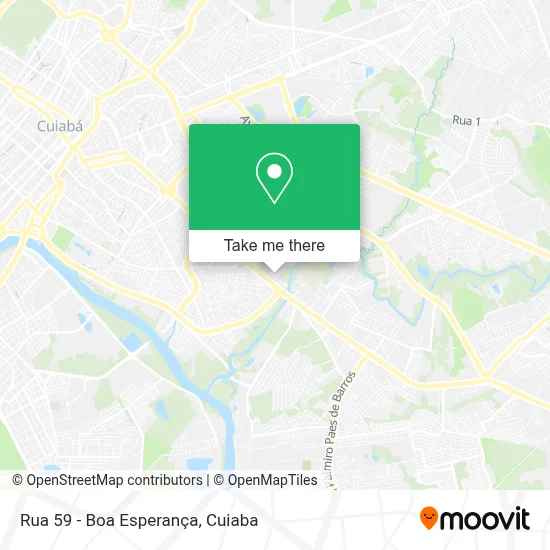 Rua 59 - Boa Esperança map