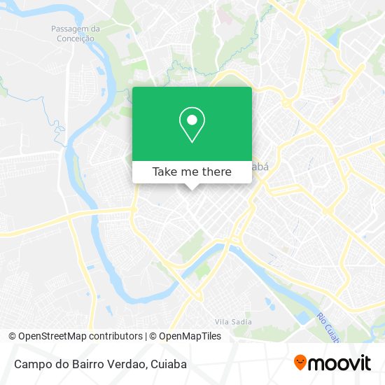 Campo do Bairro Verdao map