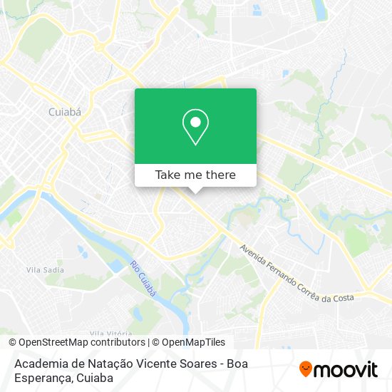 Academia de Natação Vicente Soares - Boa Esperança map