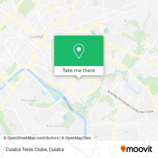 Cuiabá Tenis Clube map