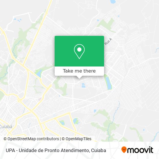 UPA - Unidade de Pronto Atendimento map