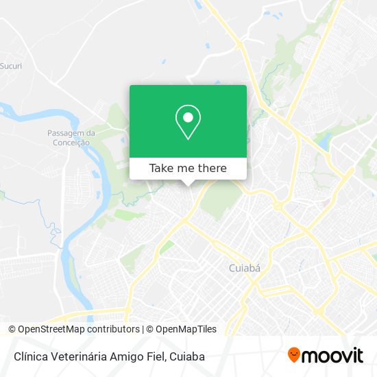Clínica Veterinária Amigo Fiel map