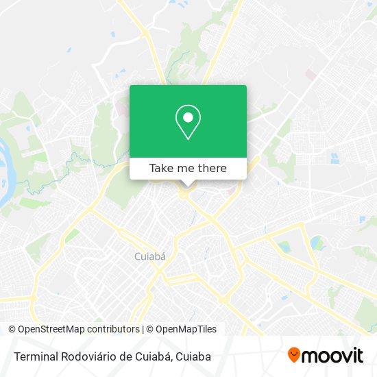 Terminal Rodoviário de Cuiabá map