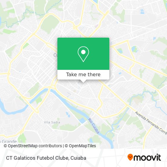 CT Galaticos Futebol Clube map