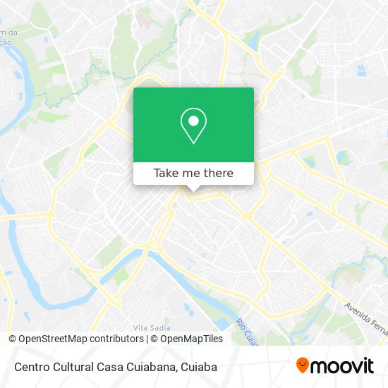 Centro Cultural Casa Cuiabana map