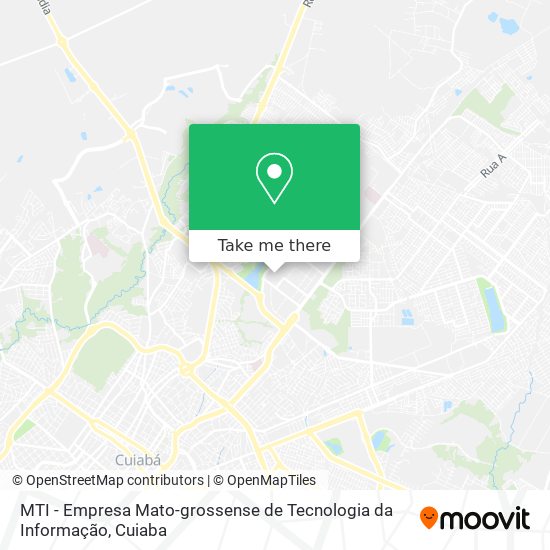 MTI - Empresa Mato-grossense de Tecnologia da Informação map