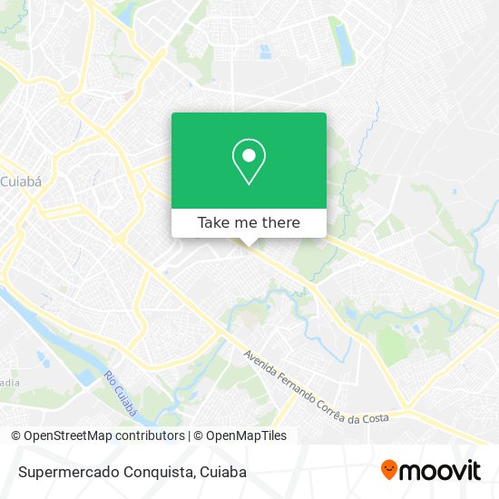 Mapa Supermercado Conquista