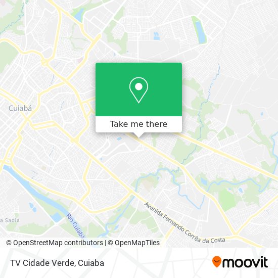 Mapa TV Cidade Verde