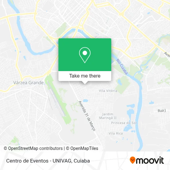 Centro de Eventos - UNIVAG map