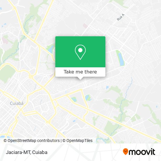 Jaciara-MT map