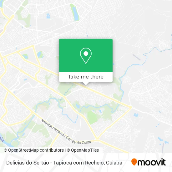 Delicias do Sertão - Tapioca com Recheio map