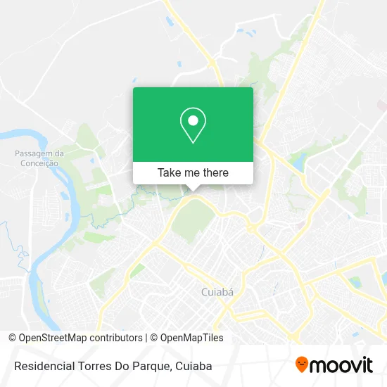 Residencial Torres Do Parque map