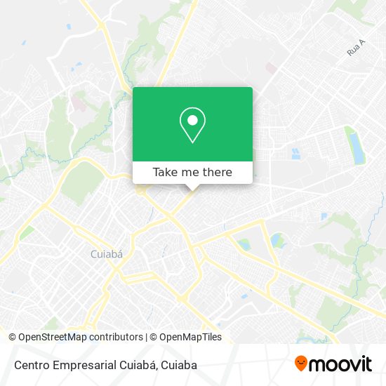 Centro Empresarial Cuiabá map