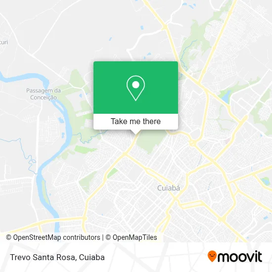 Trevo Santa Rosa map