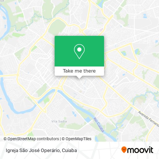 Igreja São José Operário map