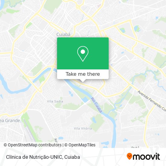 Clínica de Nutrição-UNIC map