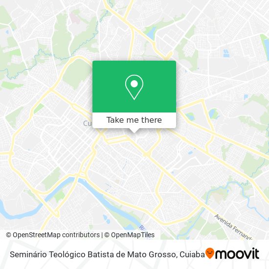 Seminário Teológico Batista de Mato Grosso map