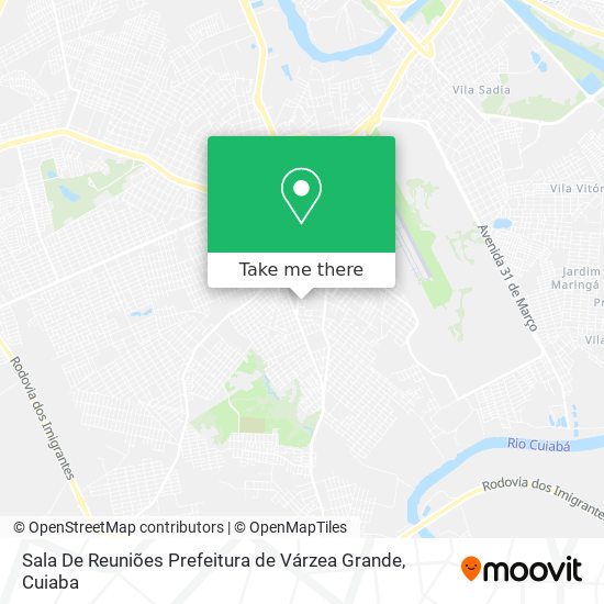 Sala De Reuniões Prefeitura de Várzea Grande map