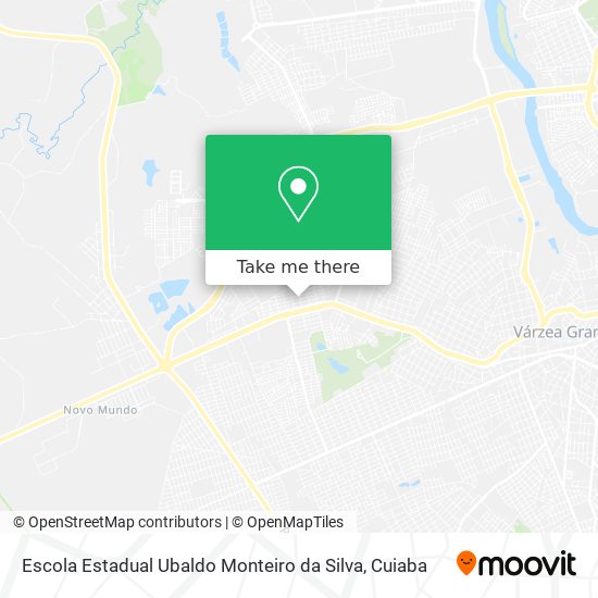 Mapa Escola Estadual Ubaldo Monteiro da Silva