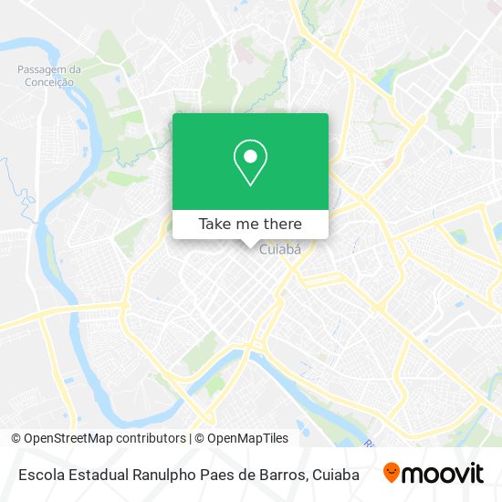 Mapa Escola Estadual Ranulpho Paes de Barros