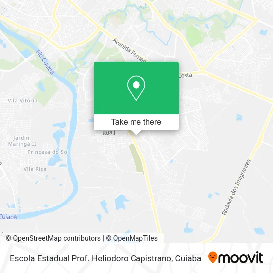 Escola Estadual Prof. Heliodoro Capistrano map