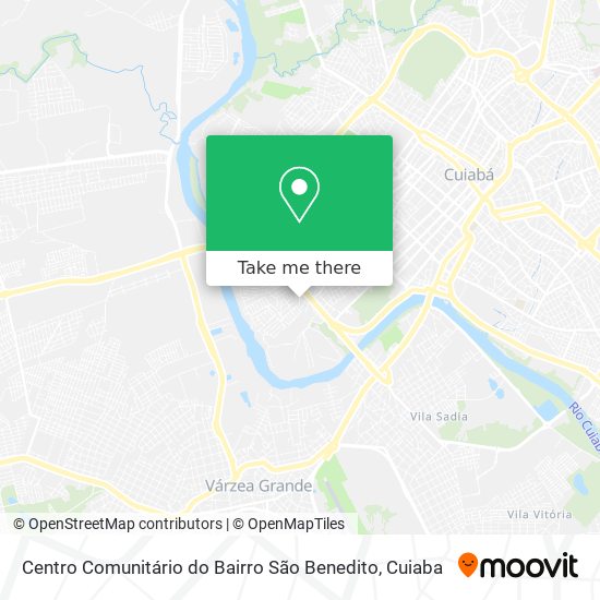 Centro Comunitário do Bairro São Benedito map