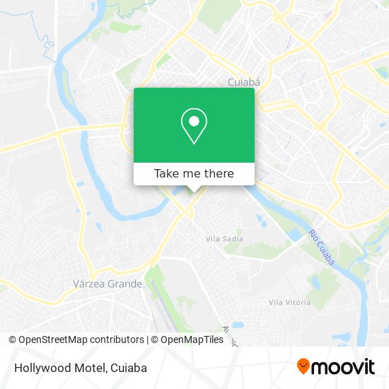 Hollywood Motel map