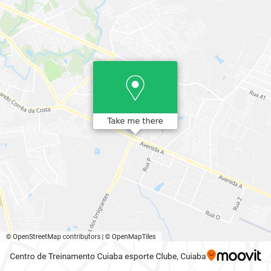Centro de Treinamento   Cuiaba esporte Clube map