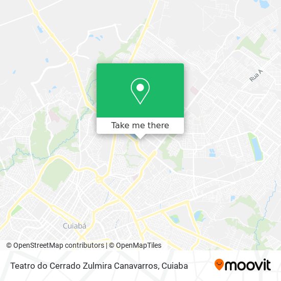 Teatro do Cerrado Zulmira Canavarros map