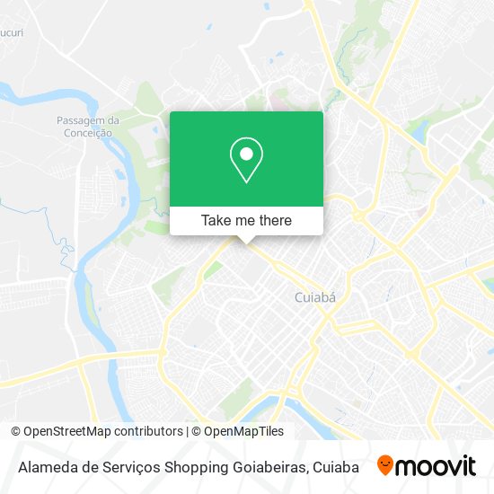 Alameda de Serviços Shopping Goiabeiras map