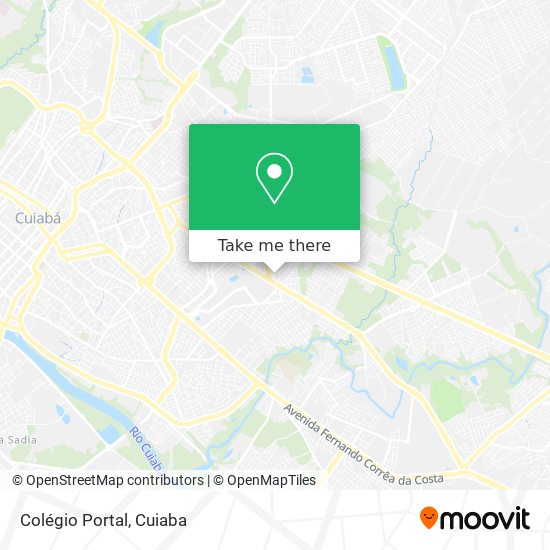 Colégio Portal map