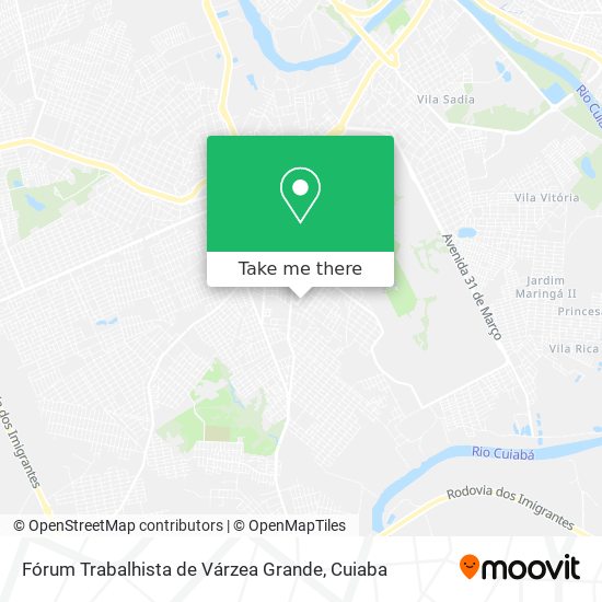 Fórum Trabalhista de Várzea Grande map