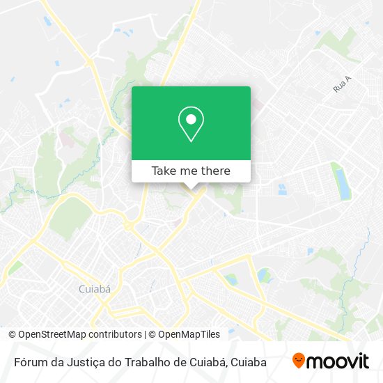 Fórum da Justiça do Trabalho de Cuiabá map