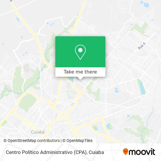 Centro Político Administrativo (CPA) map