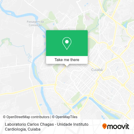 Laboratorio Carlos Chagas - Unidade Instituto Cardiologia map