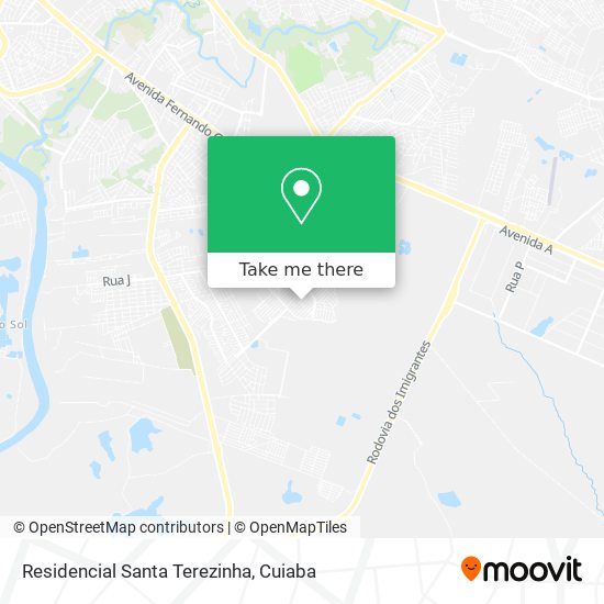 Residencial Santa Terezinha map