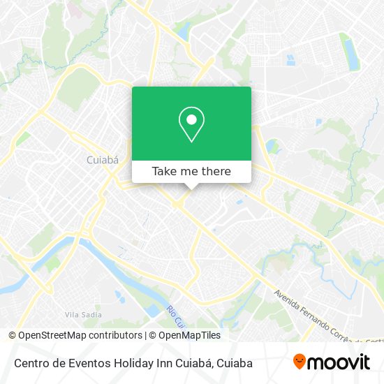 Centro de Eventos Holiday Inn Cuiabá map