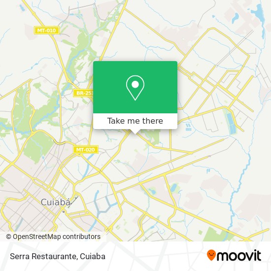 Serra Restaurante map