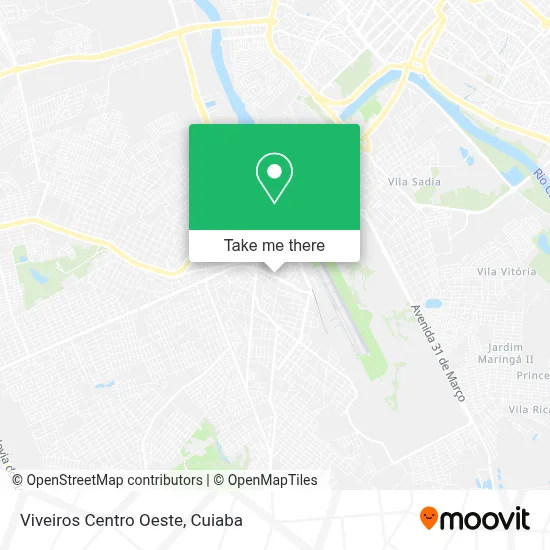 Viveiros Centro Oeste map