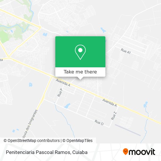 Mapa Penitenciaria Pascoal Ramos