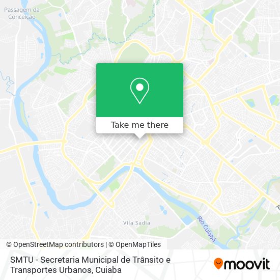 Mapa SMTU - Secretaria Municipal de Trânsito e Transportes Urbanos