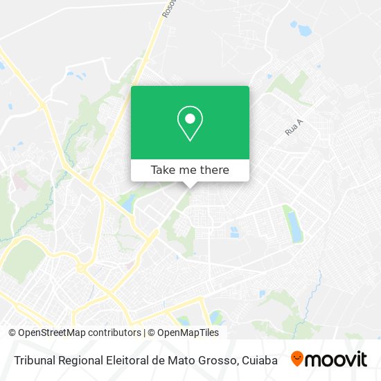 Tribunal Regional Eleitoral de Mato Grosso map