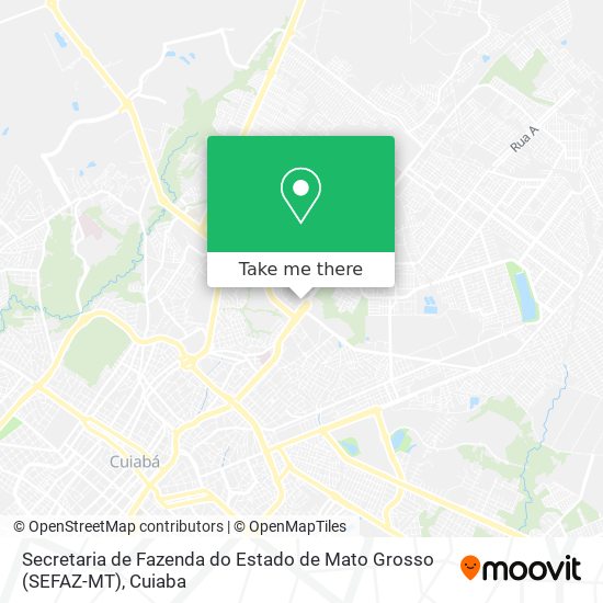 Secretaria de Fazenda do Estado de Mato Grosso (SEFAZ-MT) map