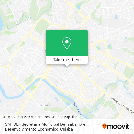 SMTDE - Secretaria Municipal De Trabalho e Desenvolvimento Econômico map