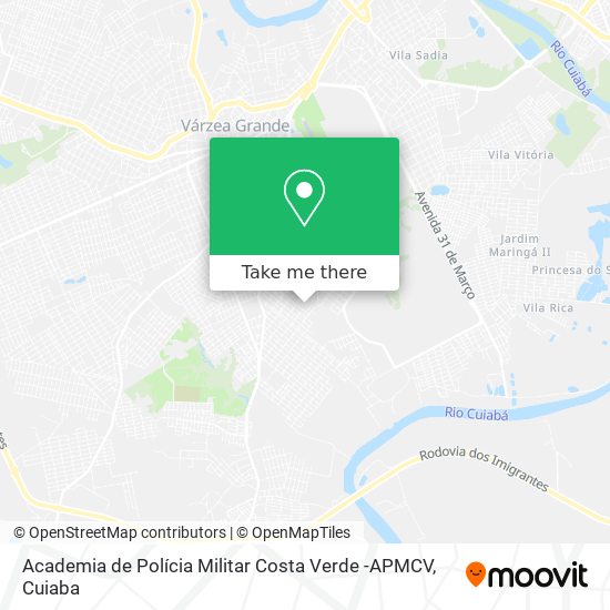 Academia de Polícia Militar Costa Verde -APMCV map