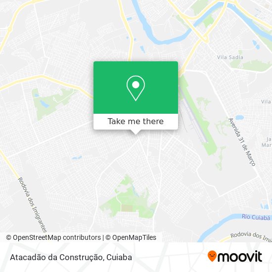 Atacadão da Construção map