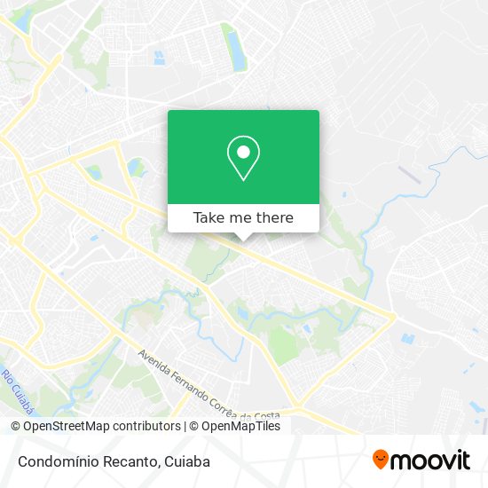 Condomínio Recanto map