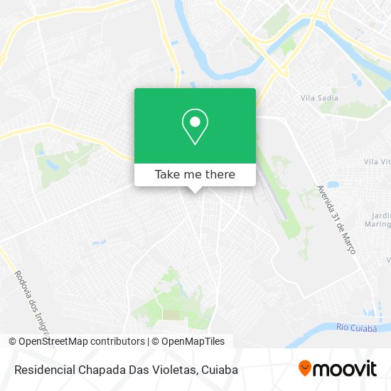 Residencial Chapada Das Violetas map