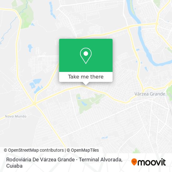 Rodoviária De Várzea Grande - Terminal Alvorada map